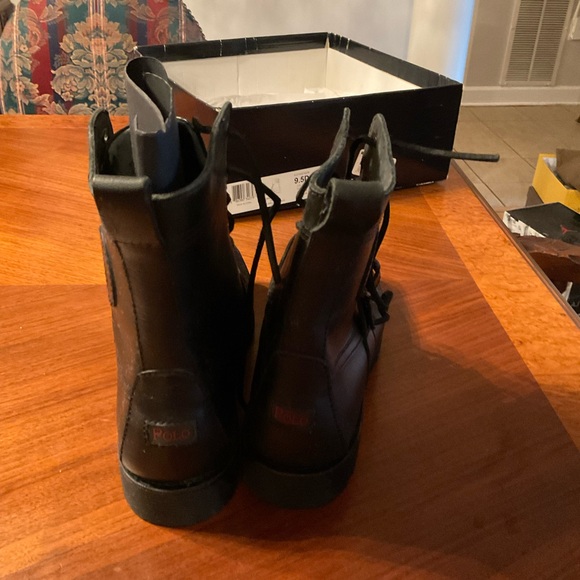 Men’s combat style boots - Picture 4 of 6